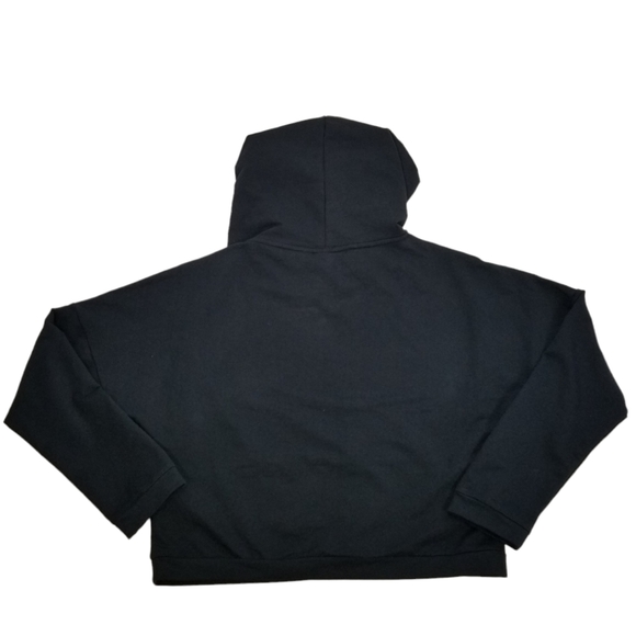 Puma Training Urban Cropped Hoodie Black and White Women's Size Medium - Picture 5 of 15